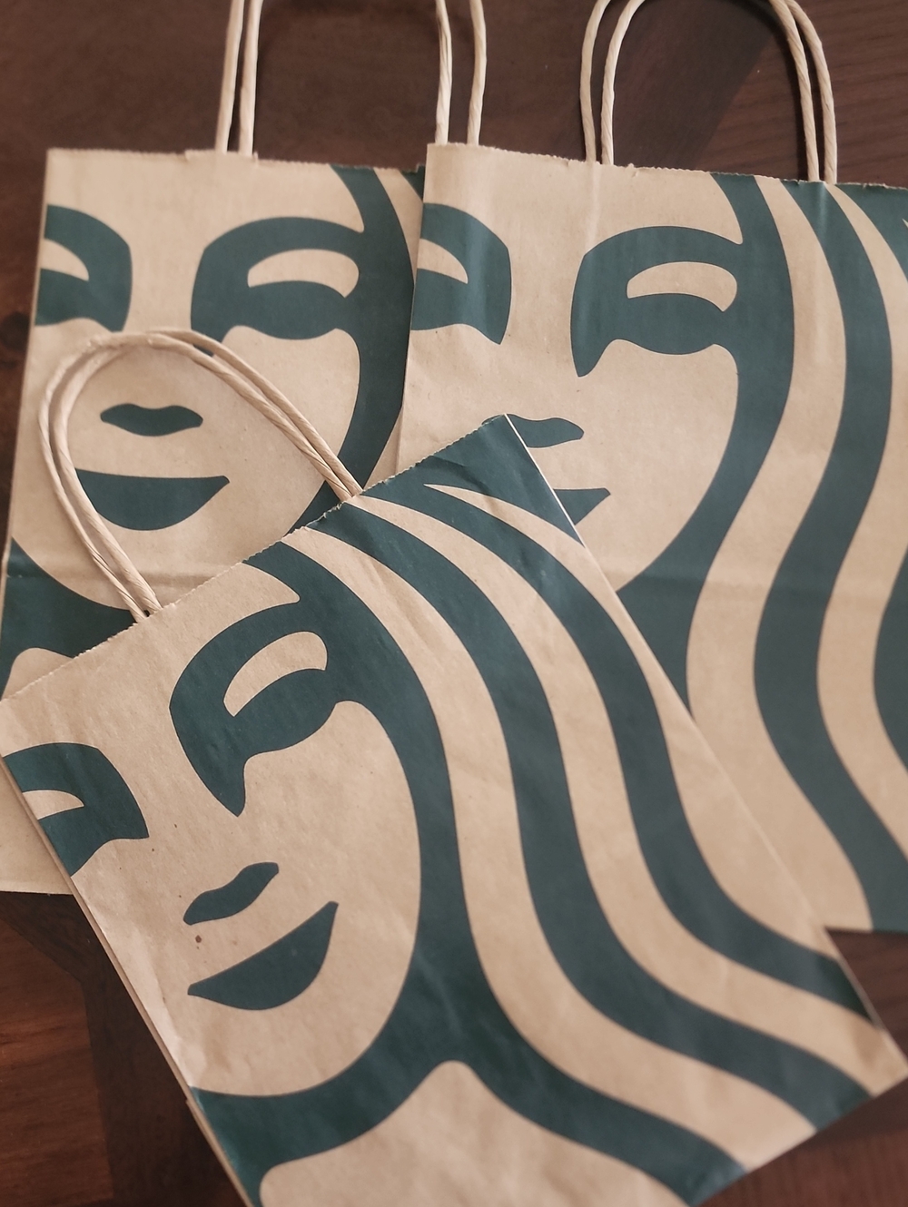 Starbucks 2023 Paper Bags Set Of 3